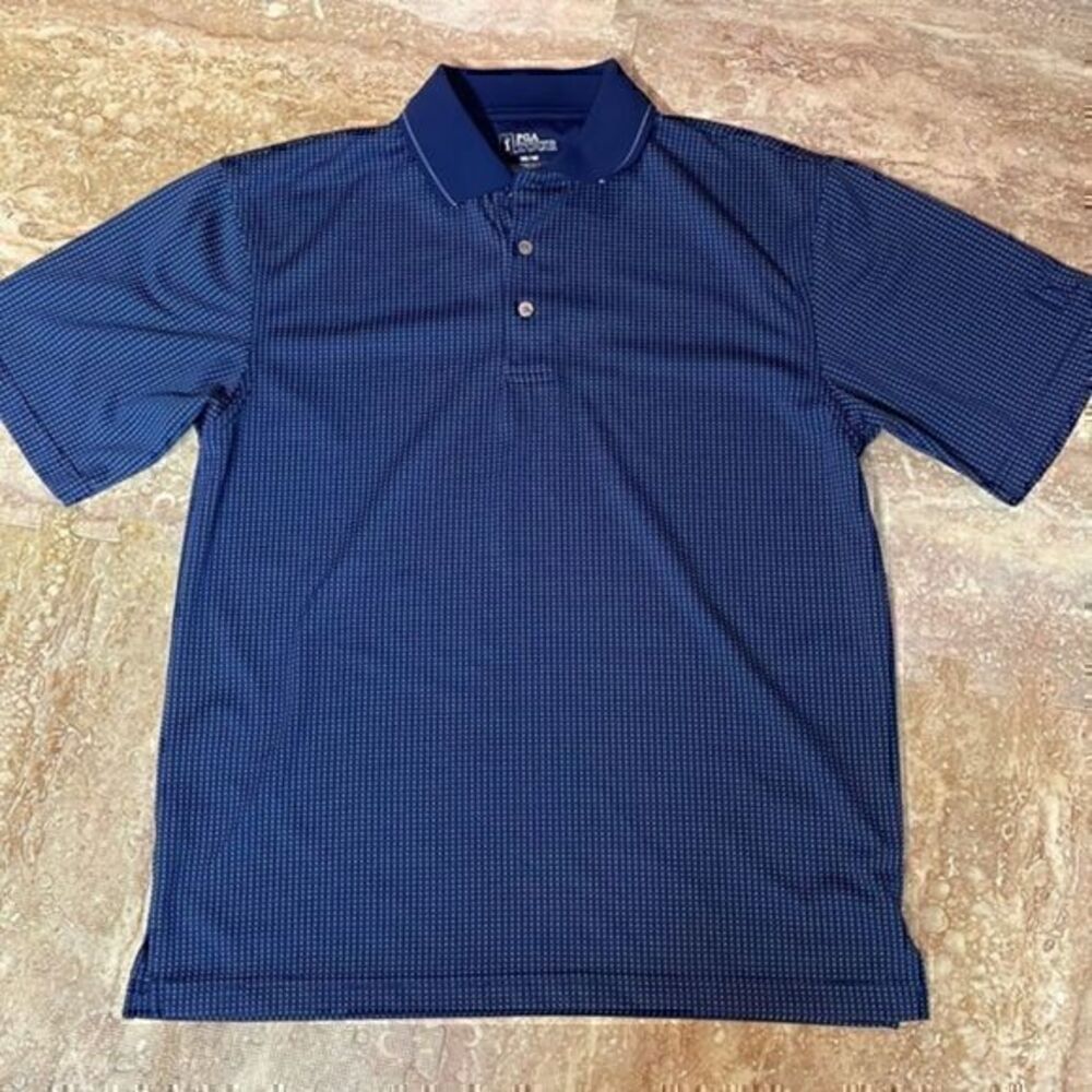 PGA turo men’s polo golf shirt. Size M. Navy color